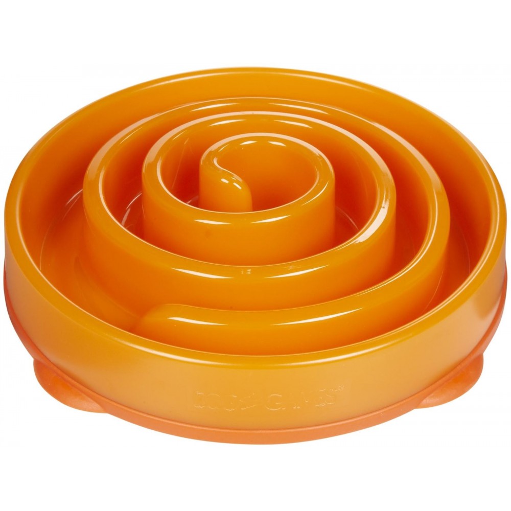 Outward Hound Fun Feeder Slo Bowl Orange