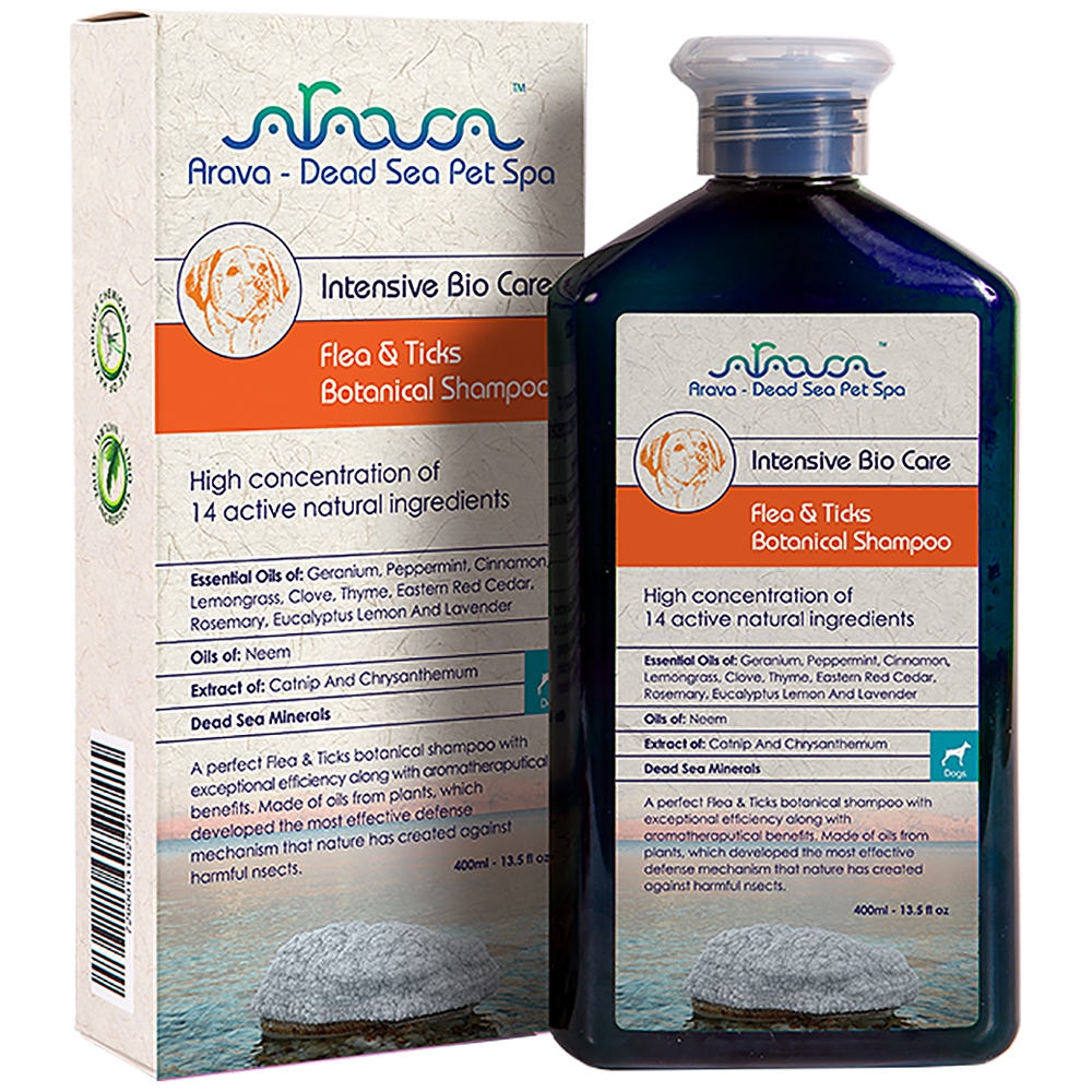 Arava Dog Shampoo gegen Flöhe, Zecken & Läuse