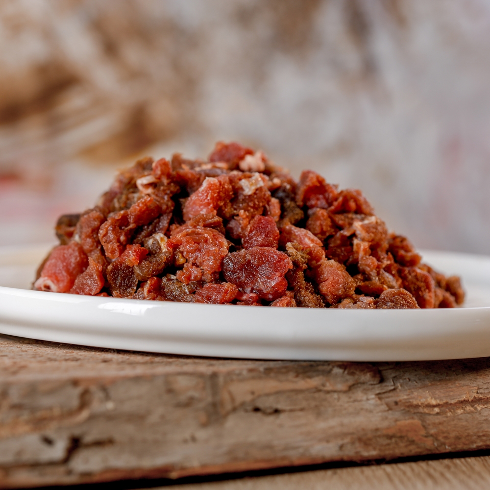 Barfgold Pferdemuskelfleisch gewolft