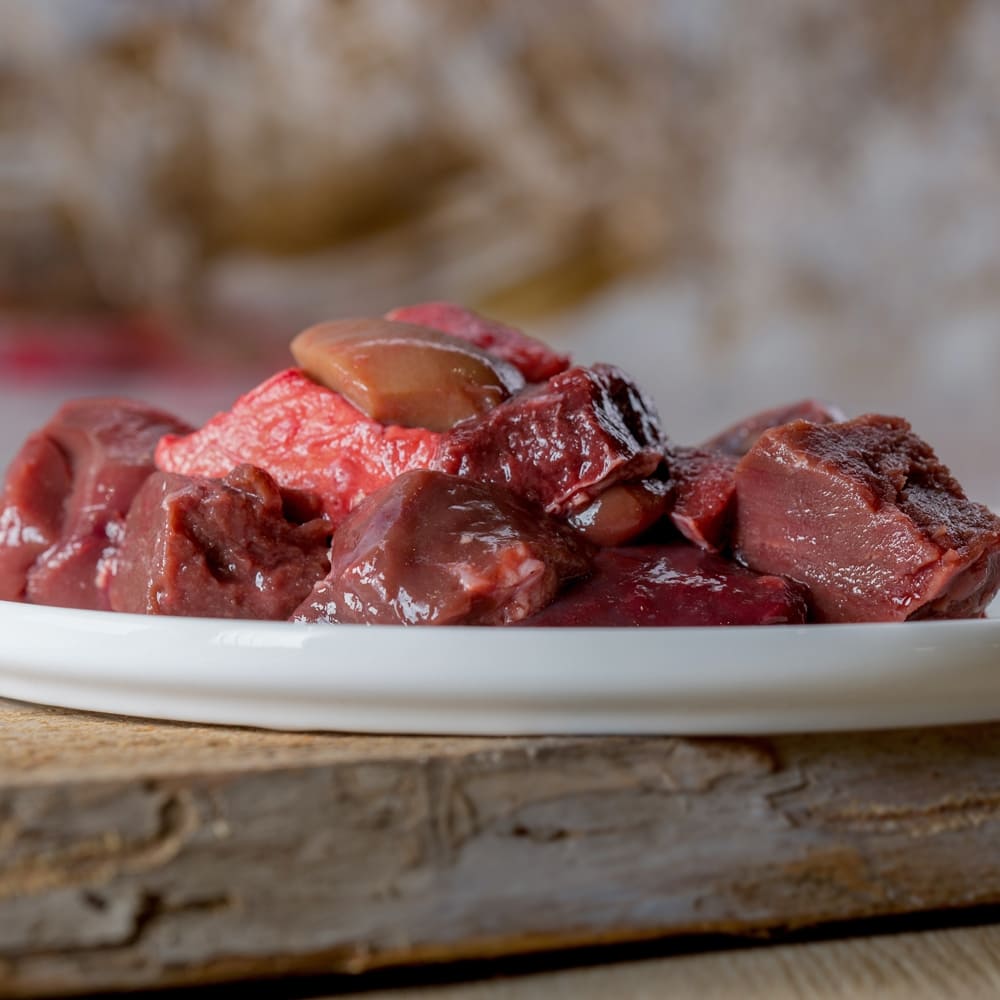 Barfgold Rinderinnereien-Mix gewürfelt