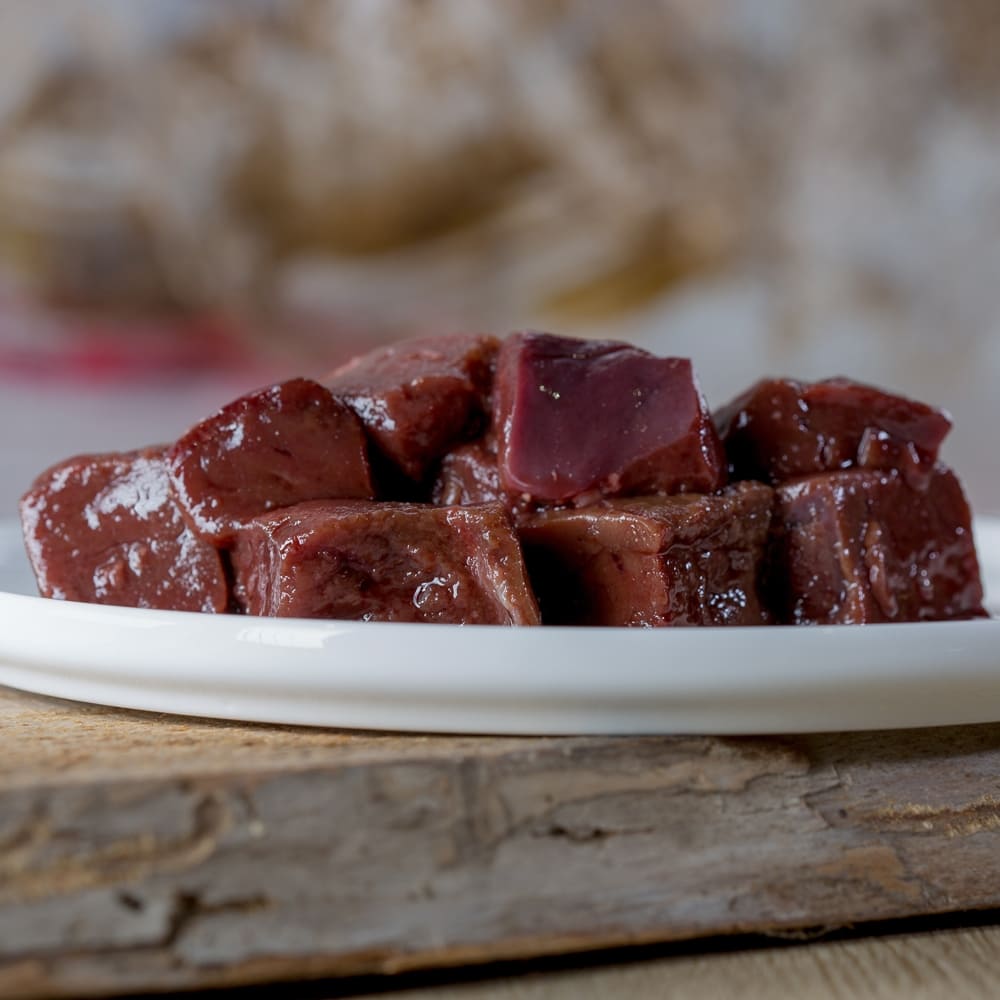 Barfgold Rinderleber gewürfelt