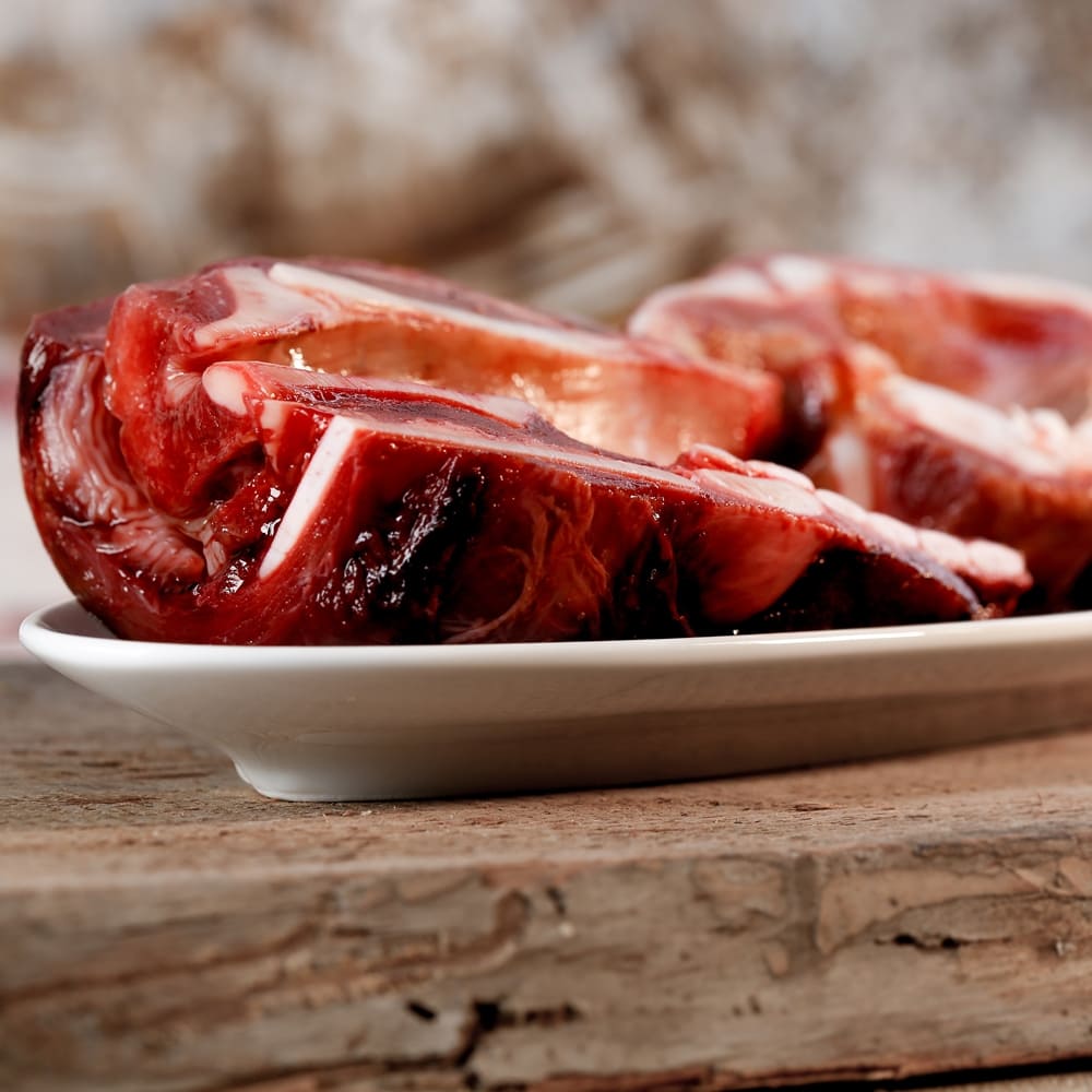 Barfgold Rinderkehlkopf halbiert