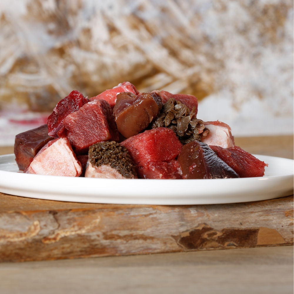 Barfgold Alles vom Rind gewürfelt