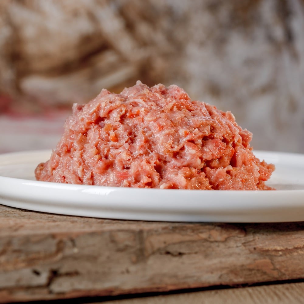 Barfgold Huhn-Komplett-Menü gewolft