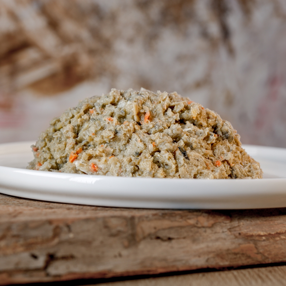 Barfgold Lachs-Komplett-Menü gewolft
