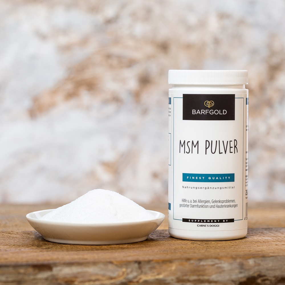 Barfgold Nahrungsergänzungsmittel MSM Pulver