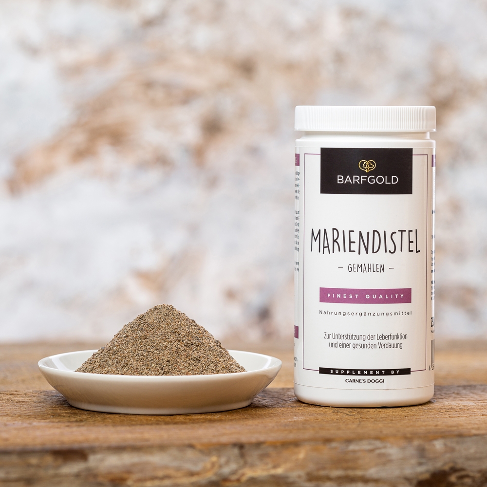 Barfgold Nahrungsergänzungsmittel Mariendistelpulver