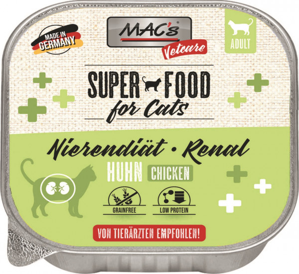 Mac's Cat Vetcare Nierendiät Huhn 100g