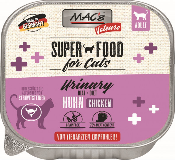 Mac's Cat Vetcare Urinary Huhn