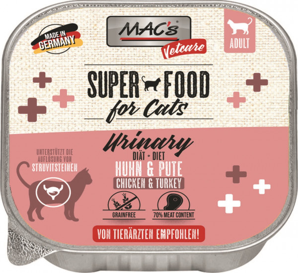 Mac's Cat Vetcare Urinary Huhn & Pute
