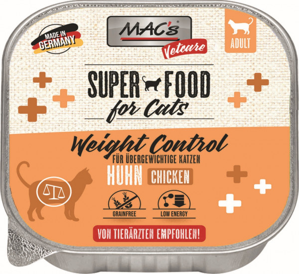 Mac's Cat Vetcare Weight Control Huhn
