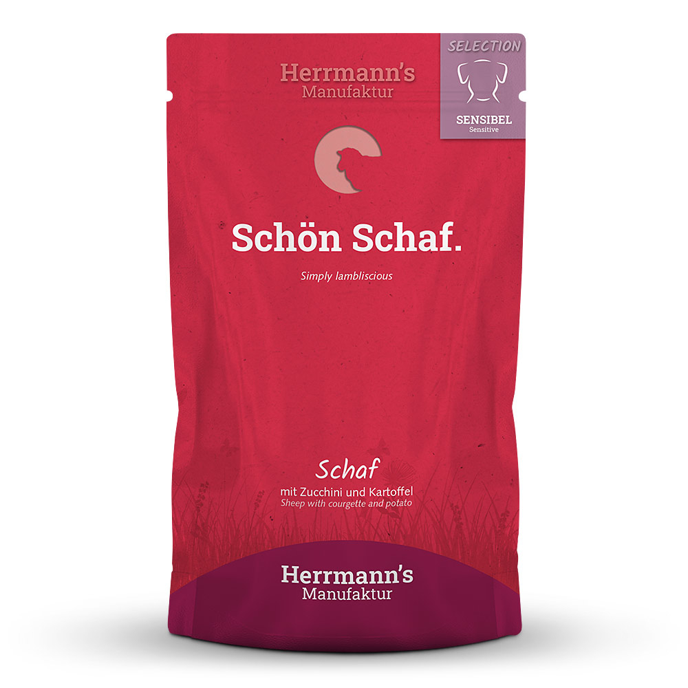 Herrmann's Dog Adult Sensibel Bio-Schaf mit Zucchini und Kartoffeln