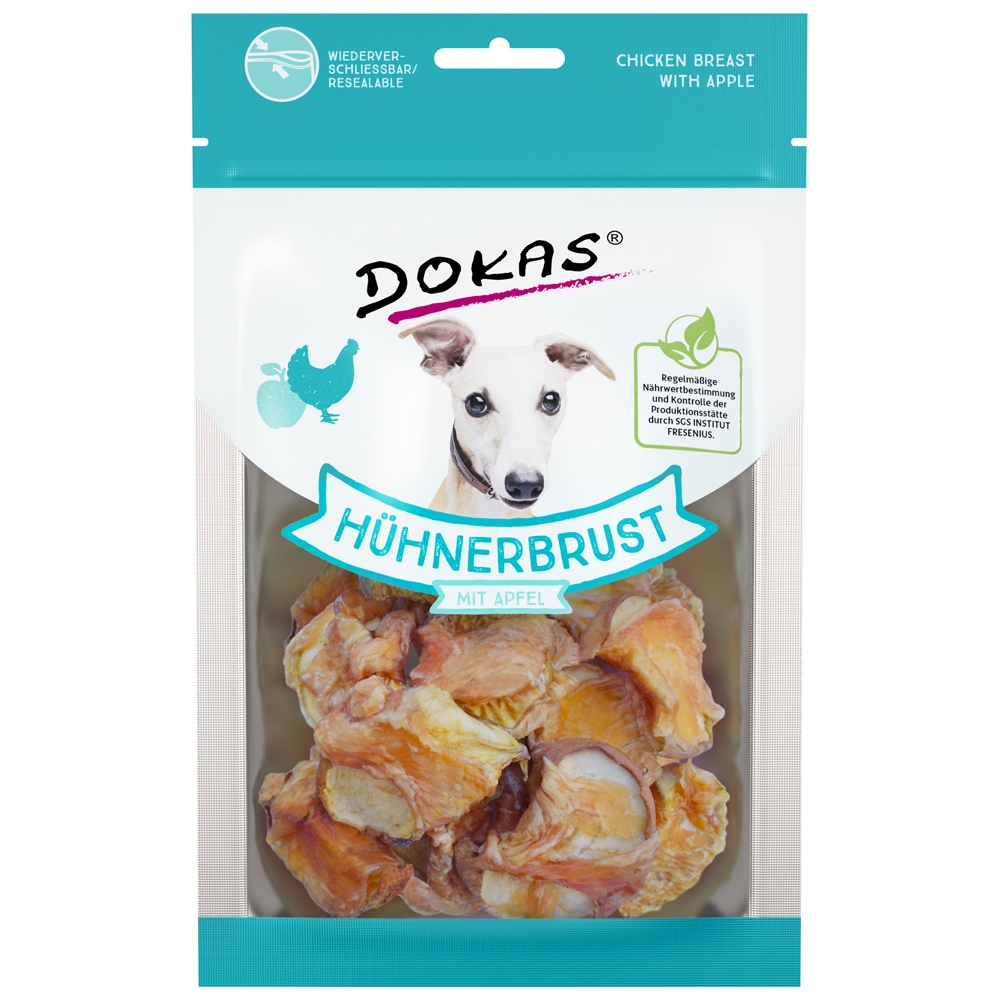 Dokas Dog Hühnerbrust mit Apfel