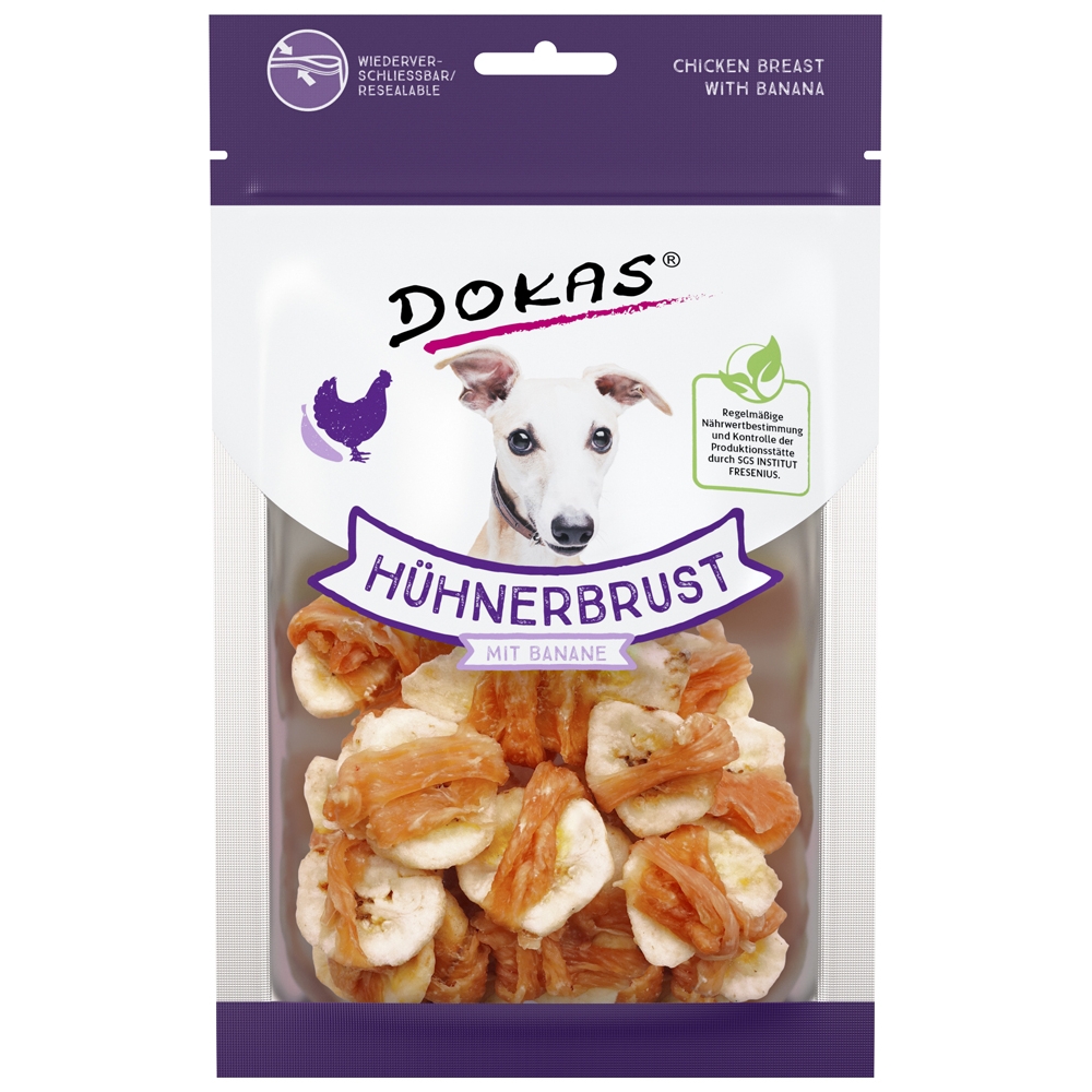 Dokas Dog Hühnerbrust mit Banane