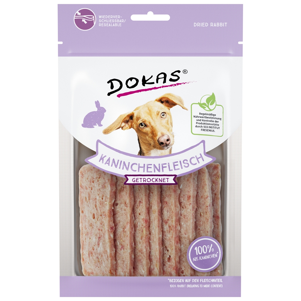 Dokas Dog Kaninchenfleisch getrocknet