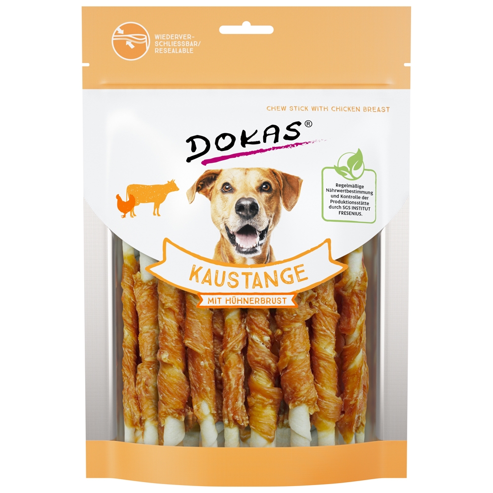 Dokas Dog Kaustange mit Hühnerbrust