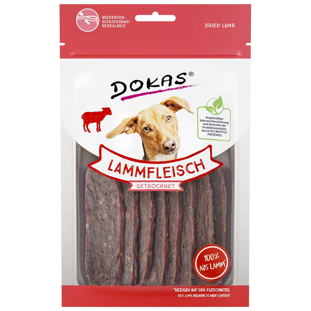 Dokas Dog Lammfleisch getrocknet