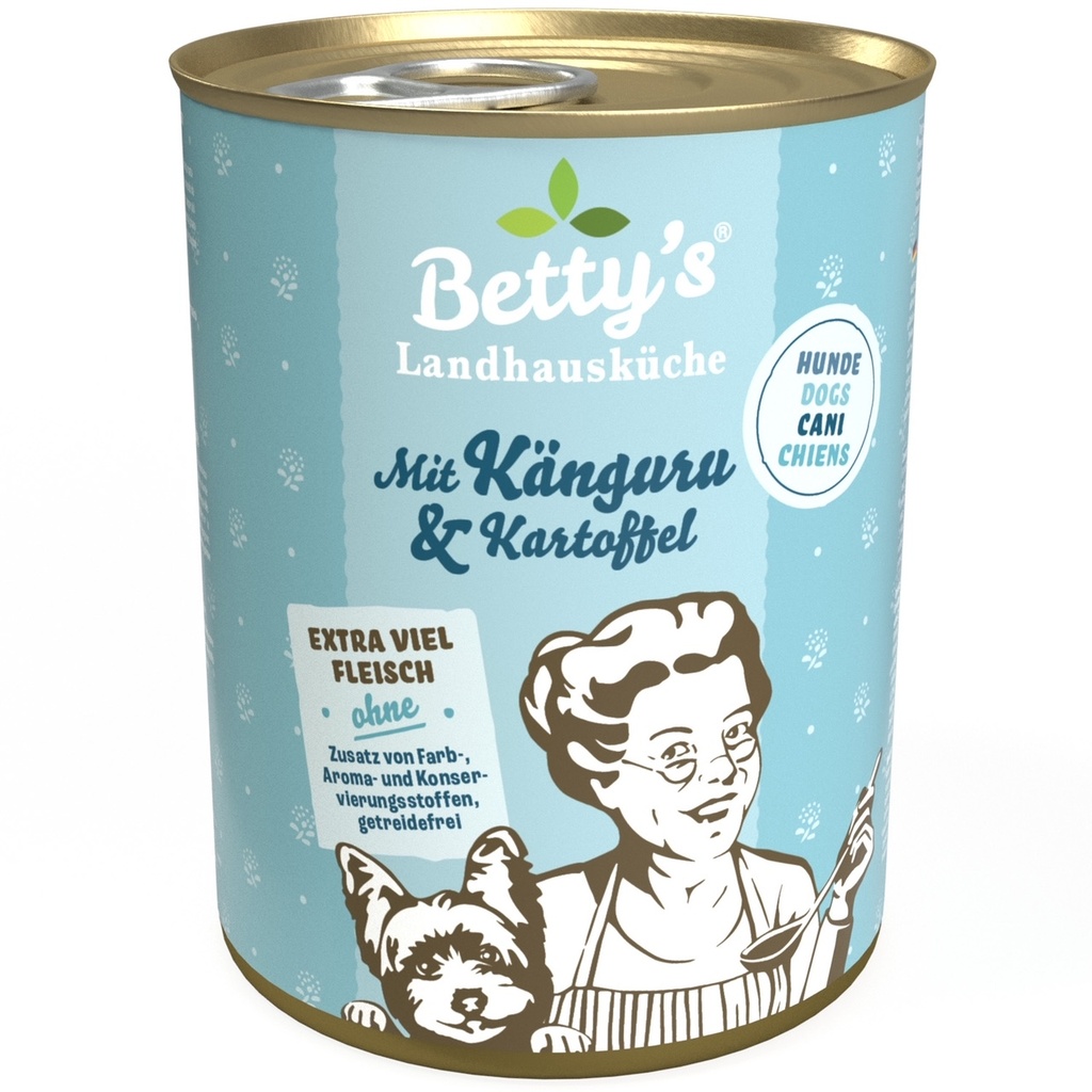 Betty's Dog Landhausküche Känguru & Kartoffel