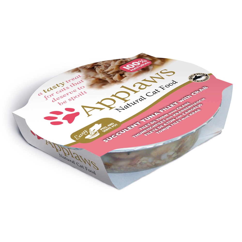 Applaws Cat Pot Thunfischfilets & Krabbe