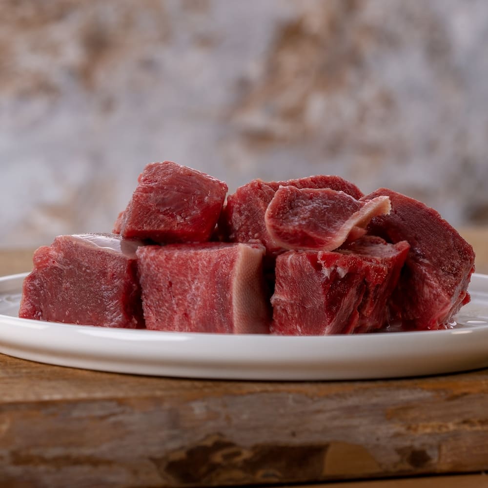 Barfgold Rinderzunge gewürfelt