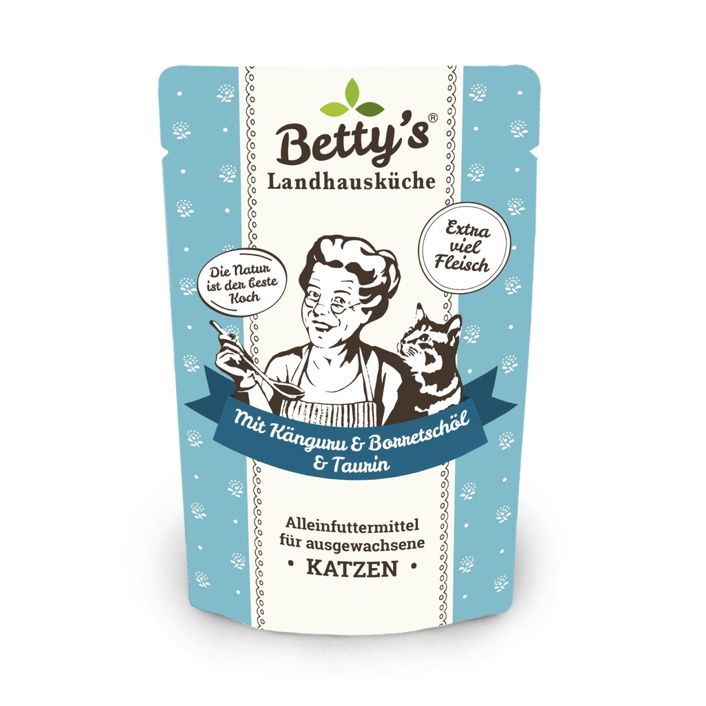 Betty's Cat Landhausküche Känguru & Borretschöl