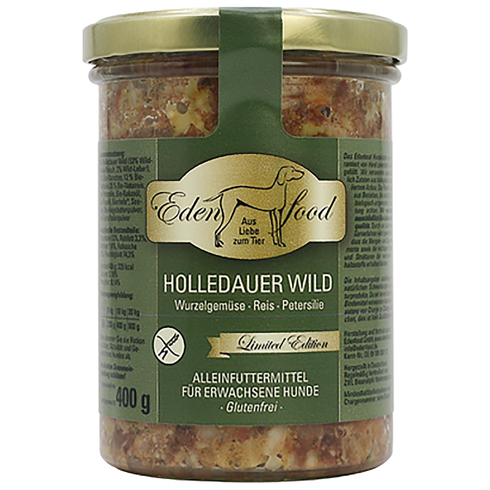 Edenfood Dog Limited Edition Holledauer Wild, Karotte & Pastinake