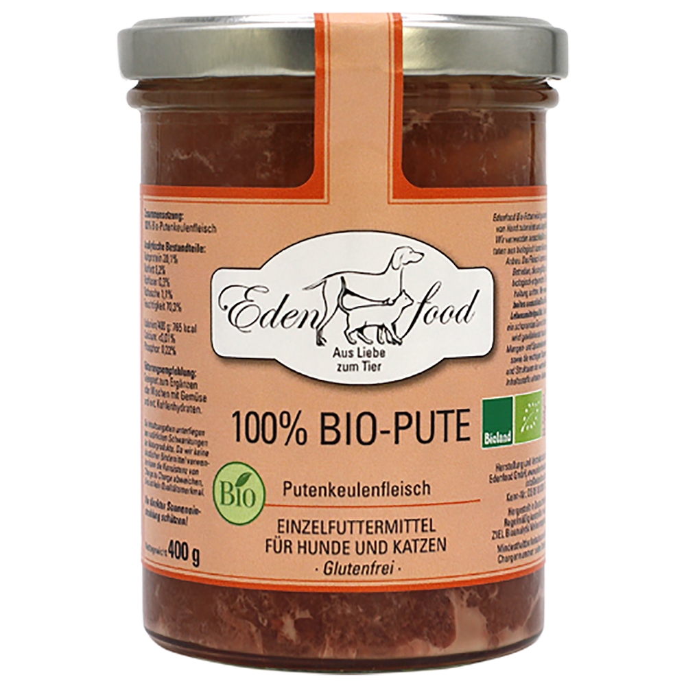 Edenfood Reinfleisch 100% Bio-Pute
