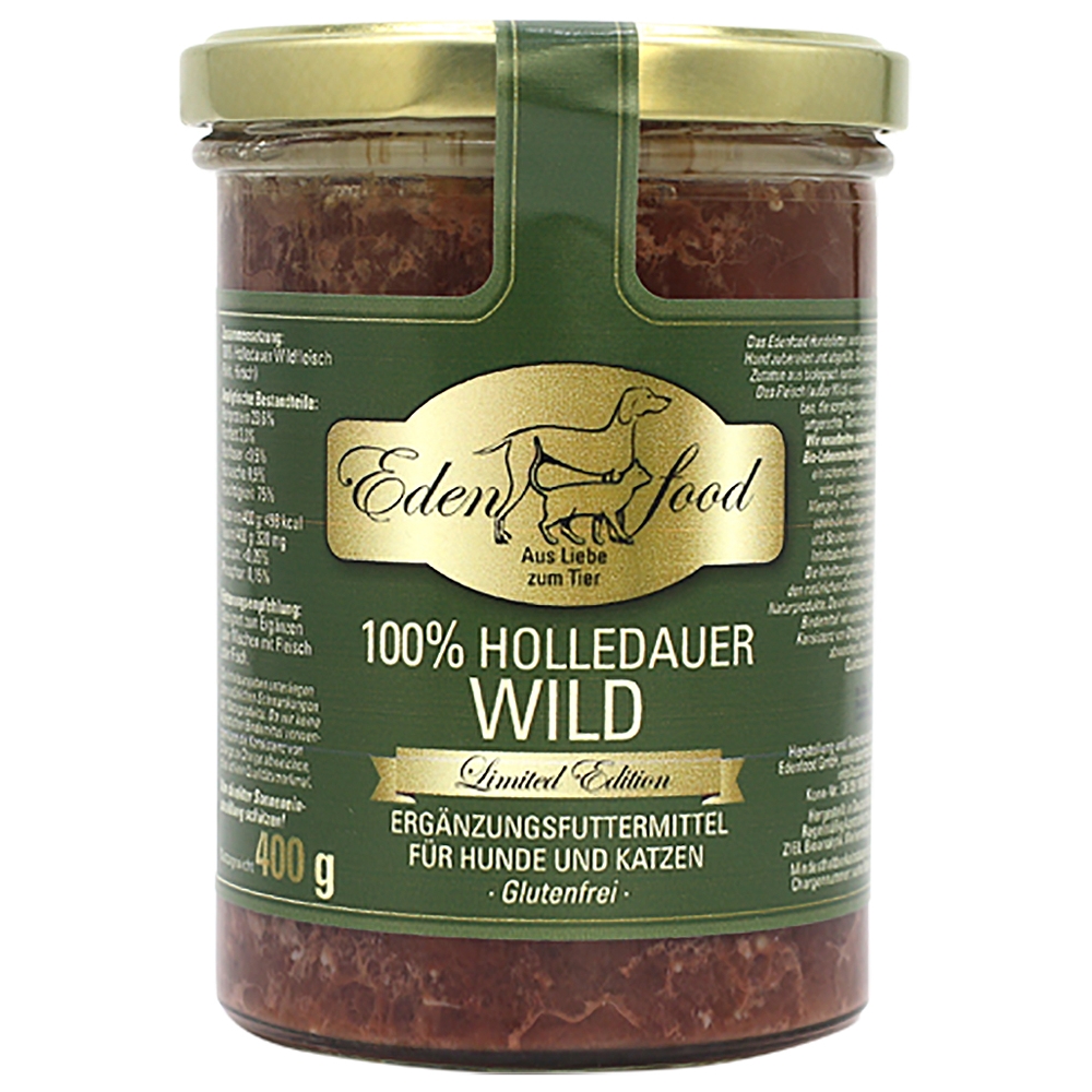 Edenfood Reinfleisch Limited Edition 100% Holledauer Wild
