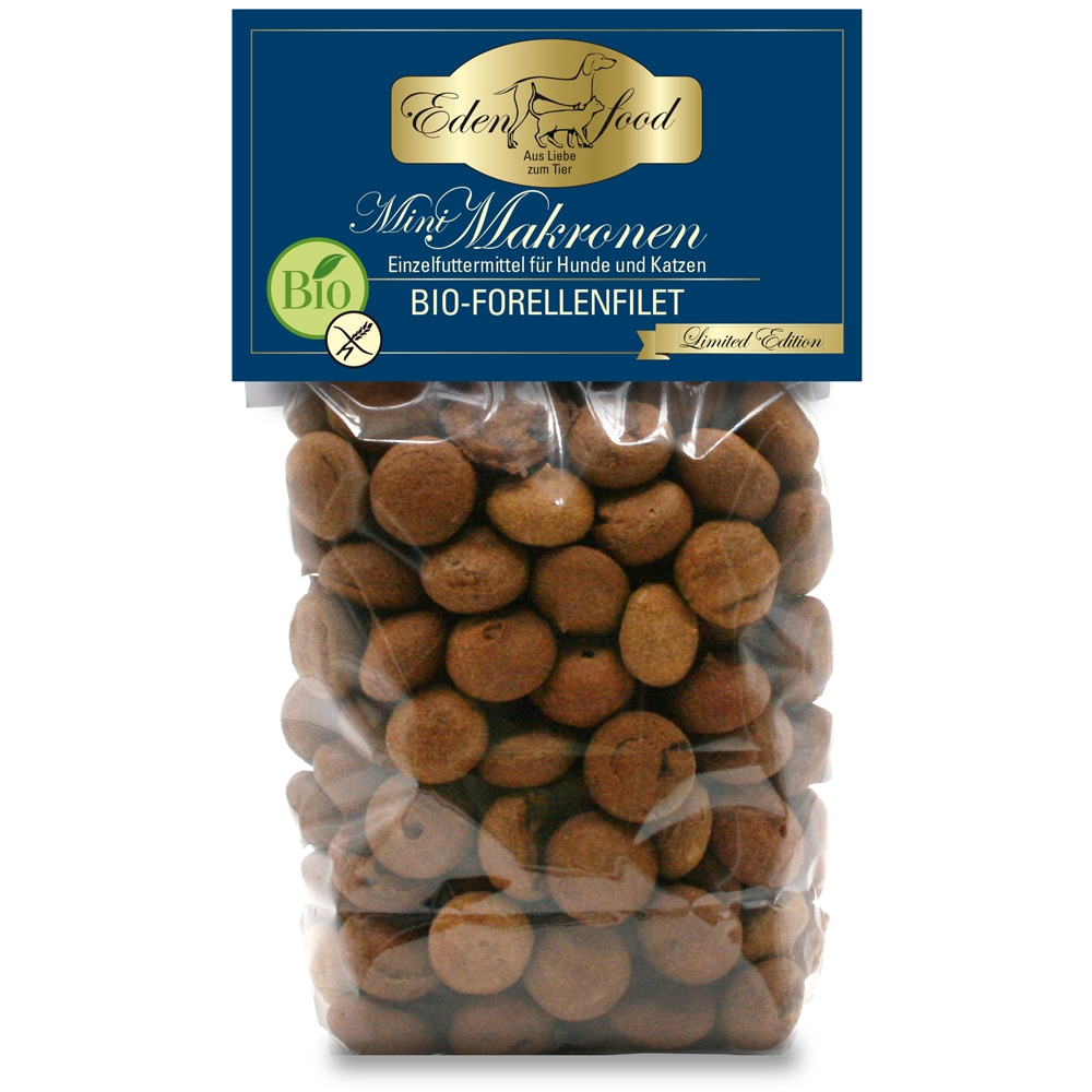 Edenfood Dog Bio-Makronen Mini Forellenfilet