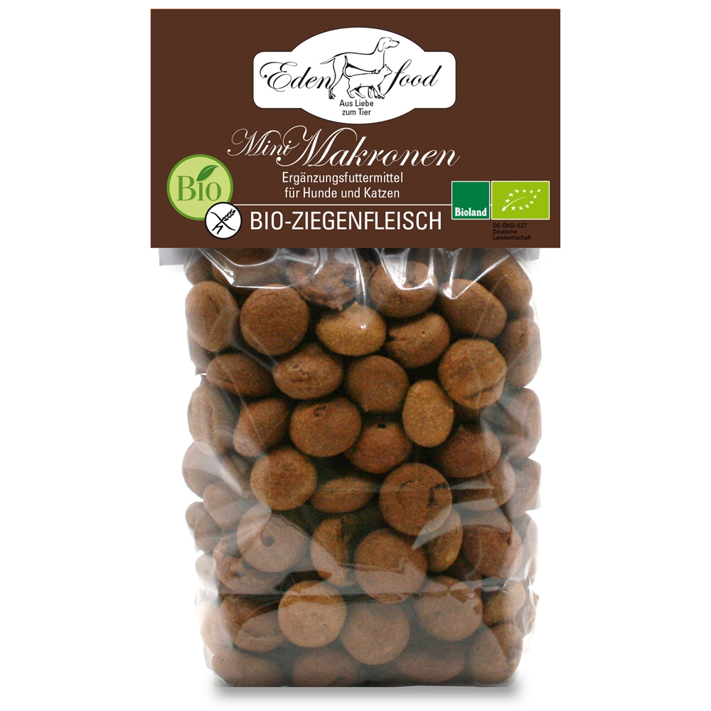 Edenfood Dog Bio-Makronen Mini Ziegenfleisch