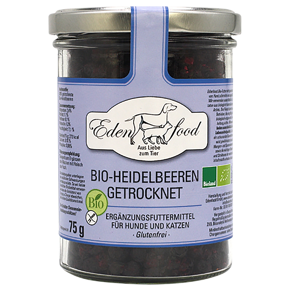 Edenfood Obst & Gemüse 100% Bio- Heidelbeeren getrocknet