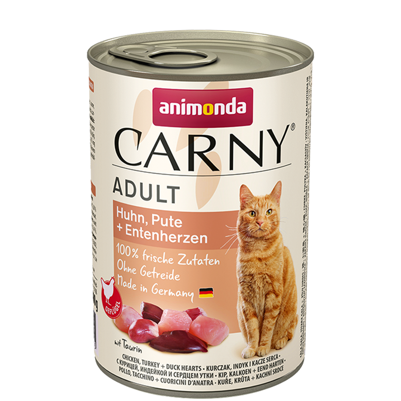 Animonda Carny Adult Huhn, Pute & Entenherzen