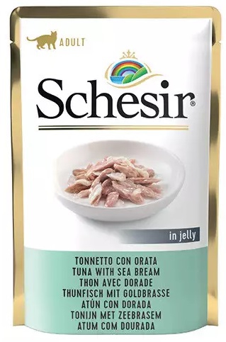 Schesir Cat Gelee Adult Thunfisch & Goldbrasse