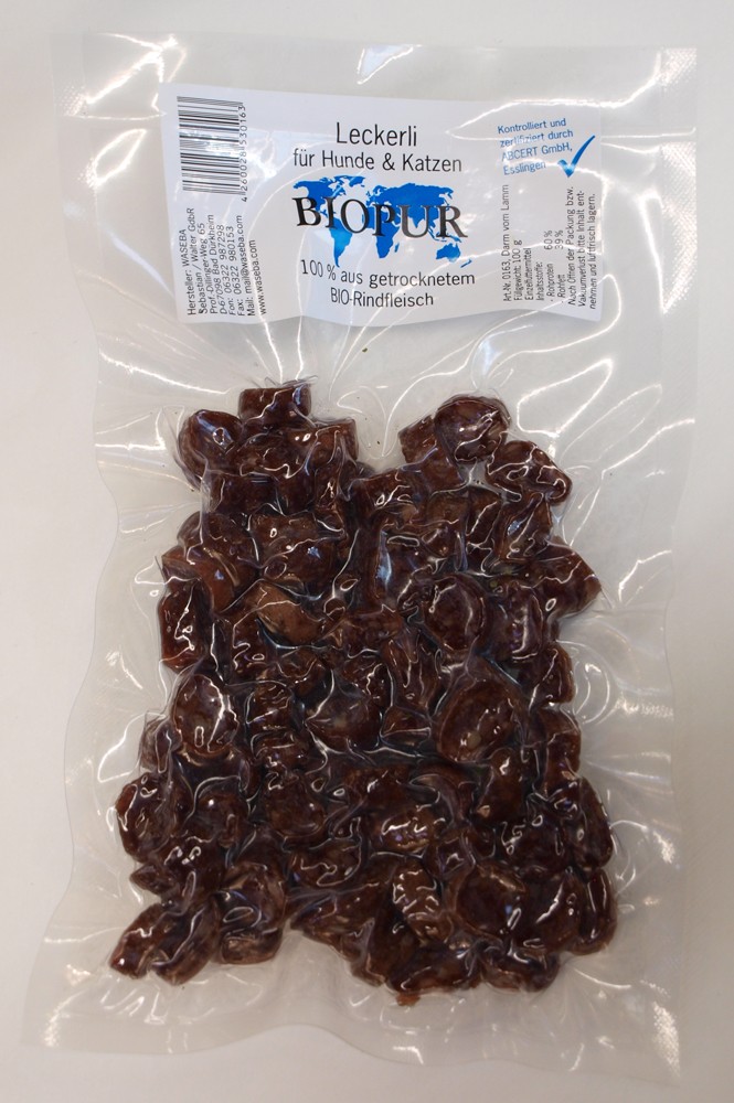 Biopur Rindswurst Leckerli