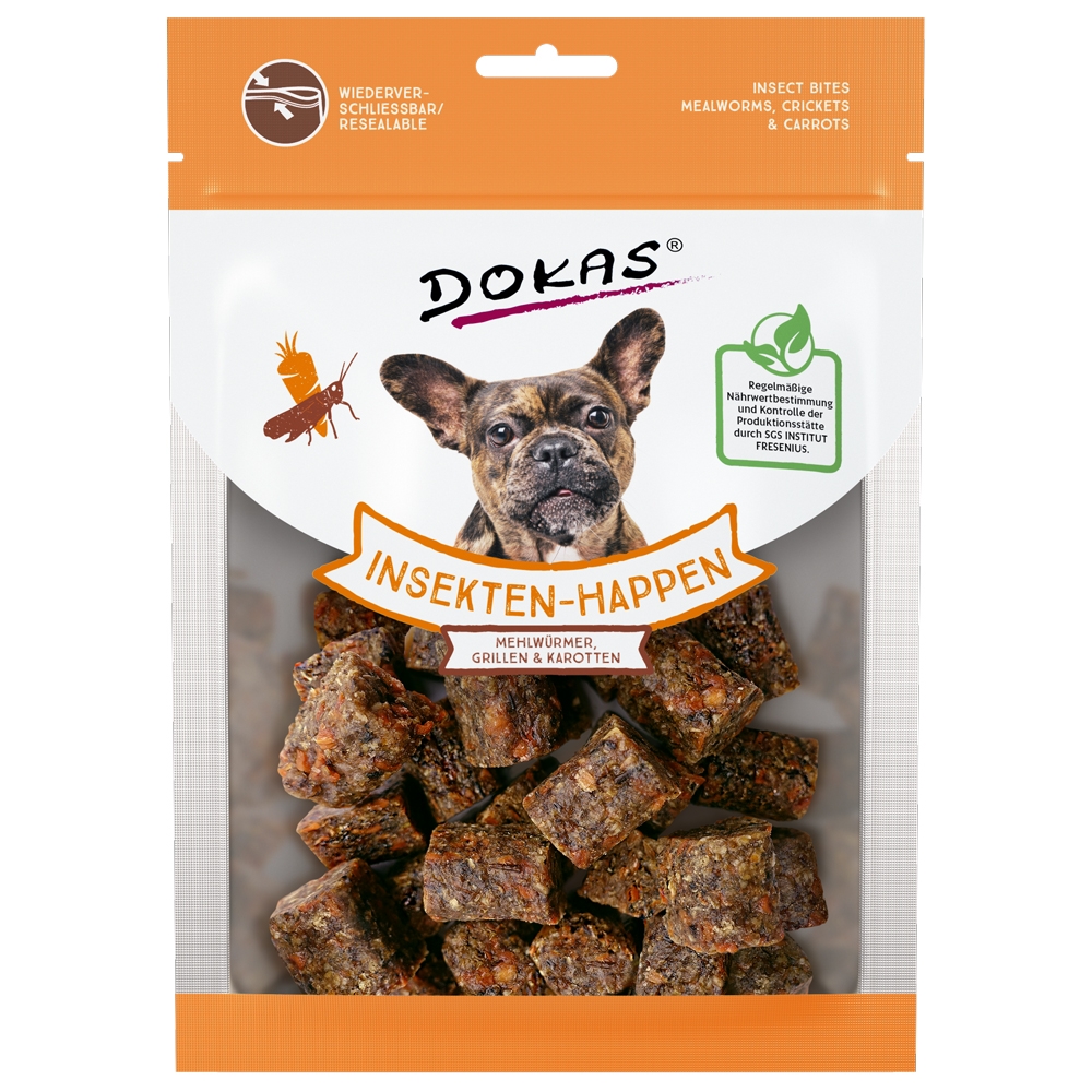 Dokas Dog Insekten-Happen mit Karotte