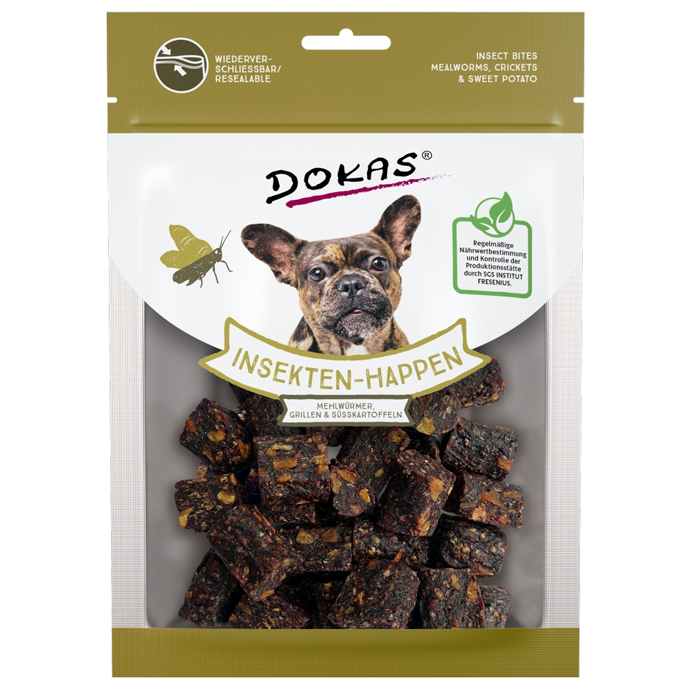 Dokas Dog Insekten-Happen mit Süßkartoffel