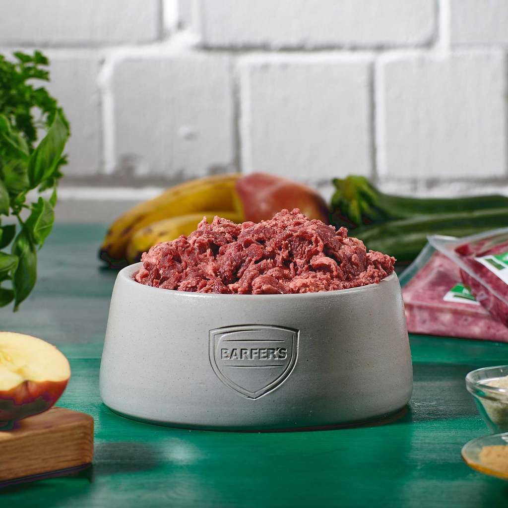 Barfer's Wellfood Choice Rinderherz mit Fett gewolft
