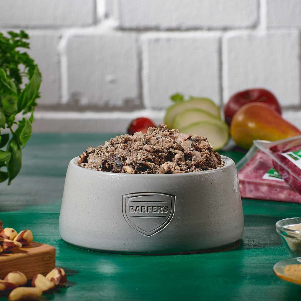 Barfer's Wellfood Choice Rinderpansen grün gewolft