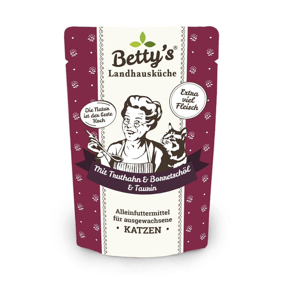 Betty's Cat Landhausküche Truthahn & Borretschöl