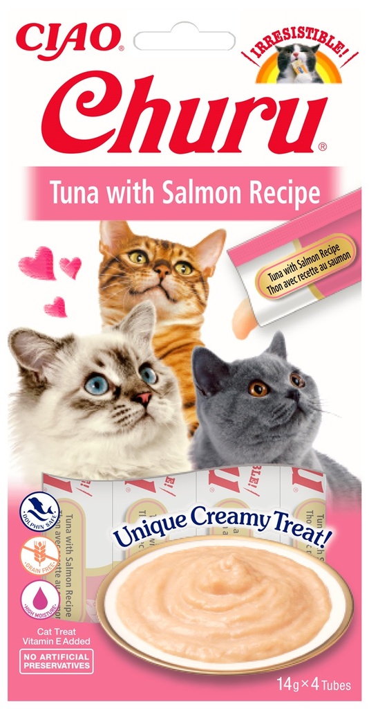 Inaba Ciao Churu Cat Tuna with Salmon Recipe