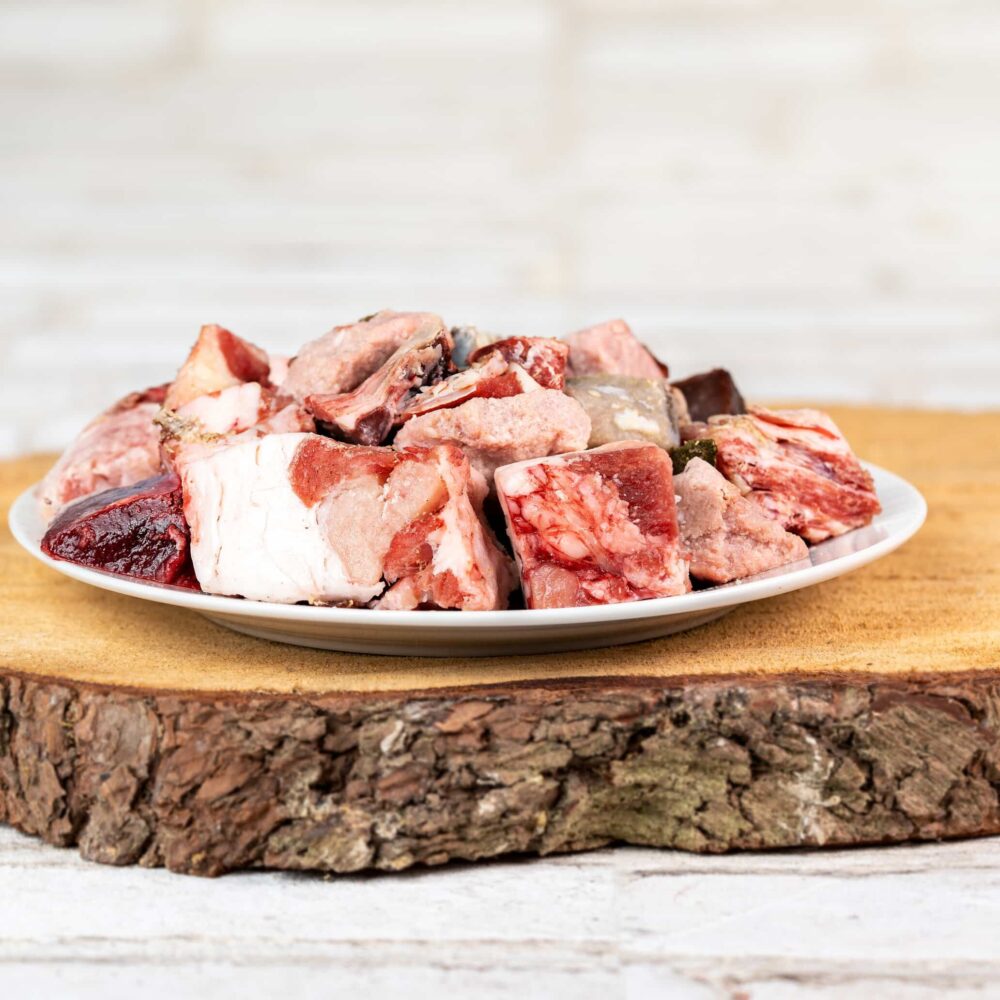 Barfgold Alles vom Lamm gewürfelt