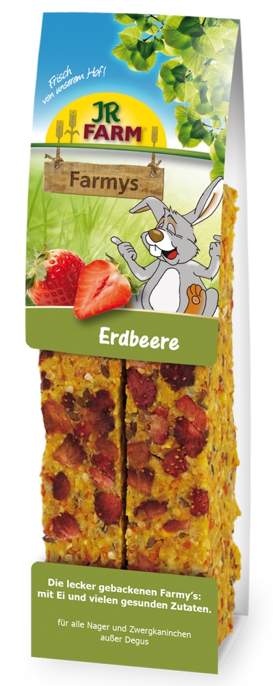 JR Farm Nager Snacks Bakery Farmy's Erdbeere