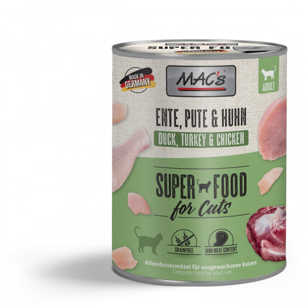 Mac's Cat Adult Ente, Pute & Huhn