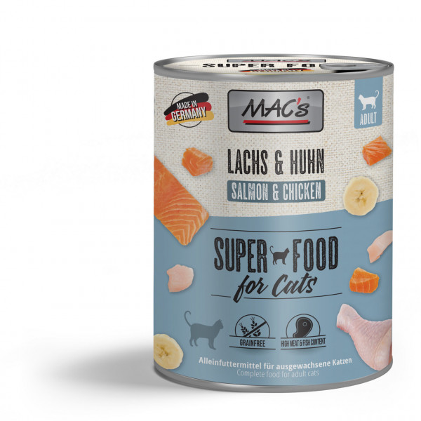 Mac's Cat Lachs & Huhn Dose