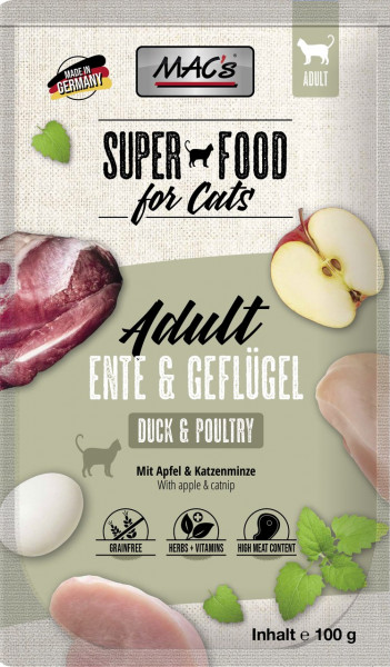 Mac's Cat Adult Ente & Geflügel