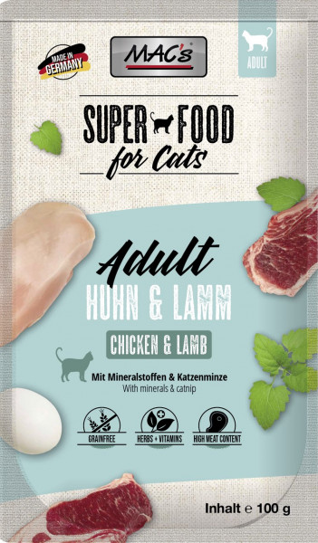 Mac's Cat Adult Huhn & Lamm