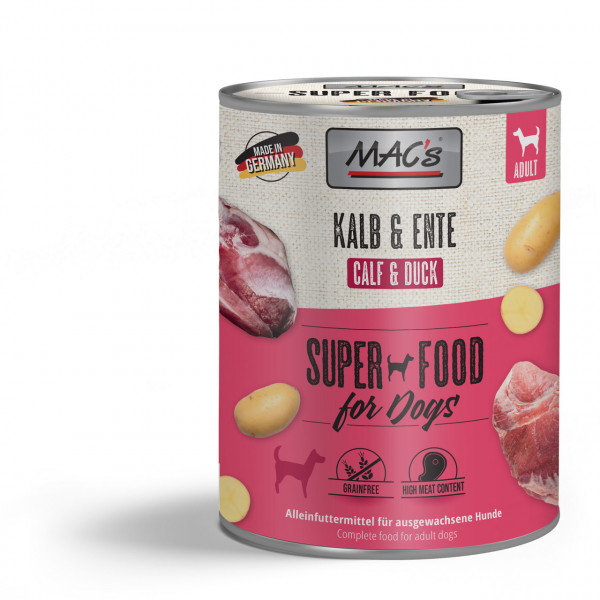 Mac's Dog Adult Kalb & Ente