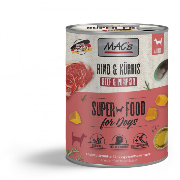 Mac's Dog Adult Rind & Kürbis