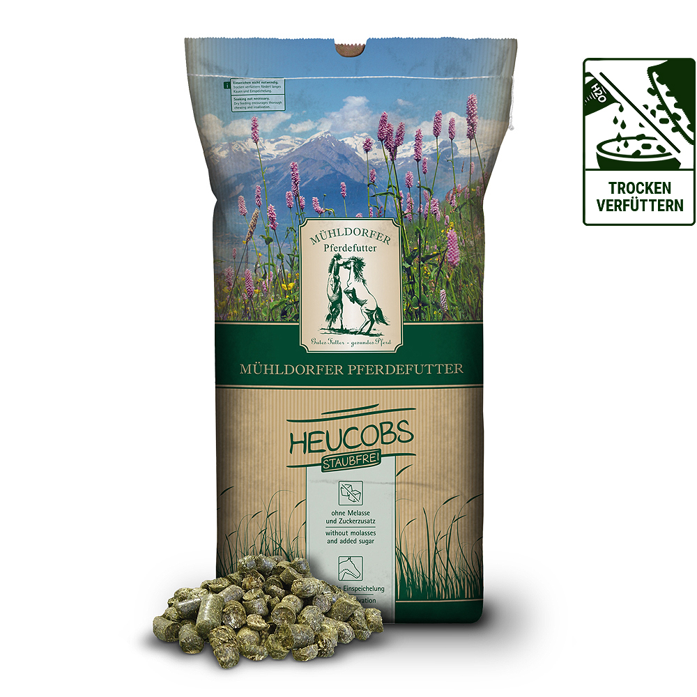 Mühldorfer Raufutter Heucobs staubfrei