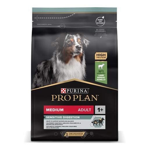 Pro Plan Dog Medium Adult Sensitive Digestion Lamm